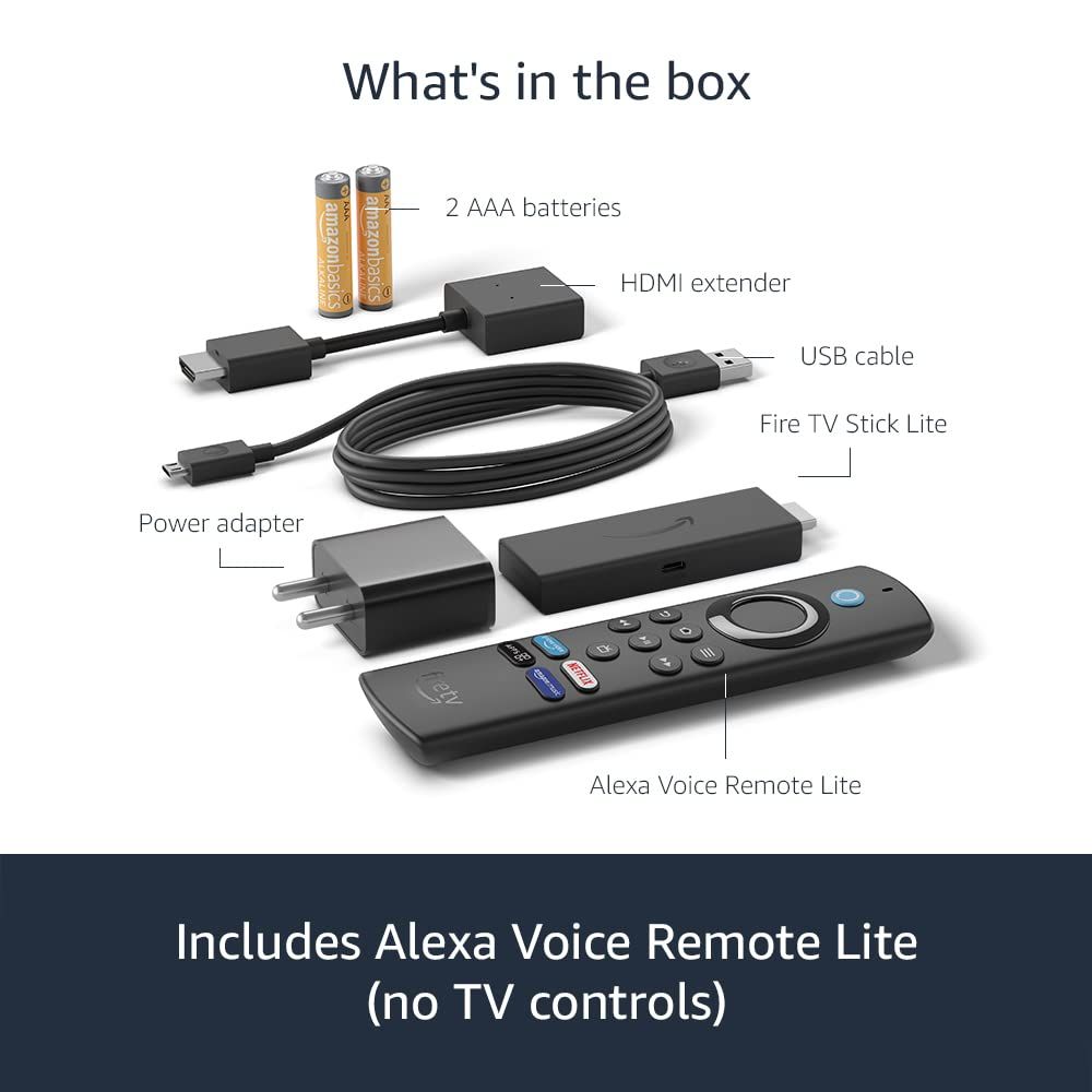 amazon firestick includes alexa voice Remote Lite